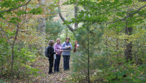 Group of women in the woods